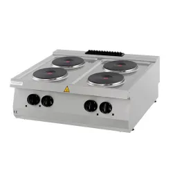 Cooktop with 4 burners - electric - three-phase - series 700
