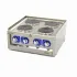 Electric stove with 4 cast iron hobs 60 x 60 cm