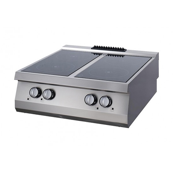 Ceramic hob with 4 infrared heaters - 80 x 70 cm, three-phase from line 700