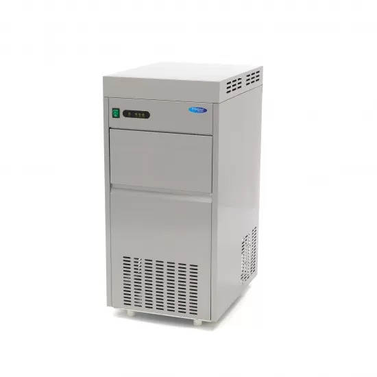 Ice Maker - 85 kg of crushed ice in 24 hours - 20 kg storage capacity - Water cooling