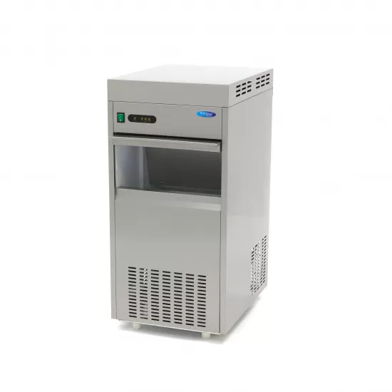 Ice Maker - 85 kg of crushed ice in 24 hours - 20 kg storage capacity - Water cooling