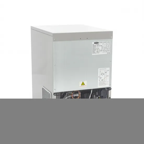 Ice Maker for 45 kg of ice in 24 hours - water cooling - storage up to 7 kg