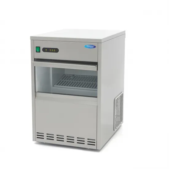 Ice Maker for 45 kg of ice in 24 hours - water cooling - storage up to 7 kg
