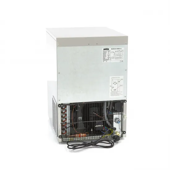 Ice Maker - 45 kg ice cubes in 24 hours - 7 kg storage - air cooling