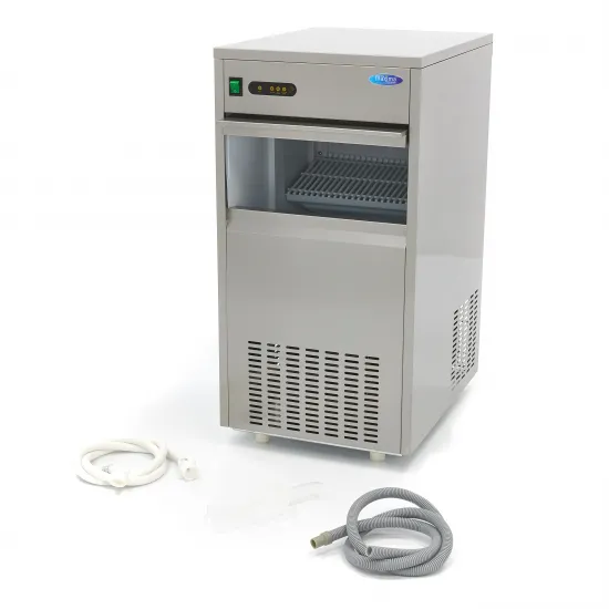 Ice Maker - 60 kg cubes per 24 hours - 13 kg storage - Air cooling