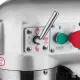 Planetary Mixer 10 L - 3 speeds 110, 178, and 390 rpm for whipping, mixing, and kneading.