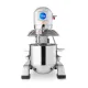 Planetary Mixer 10 L - 3 speeds 110, 178, and 390 rpm for whipping, mixing, and kneading.
