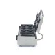 Donut Maker - 6 pieces - non-stick coating, timer and thermostat