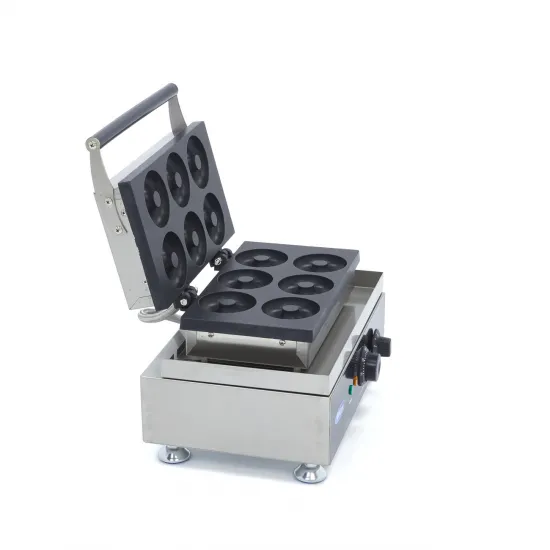 Donut Maker - 6 pieces - non-stick coating, timer and thermostat