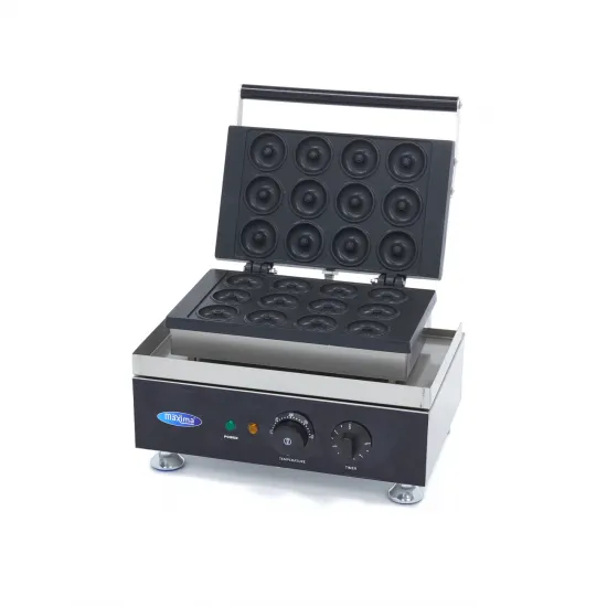 Donut Maker - 12 pieces - non-stick coating, timer and thermostat