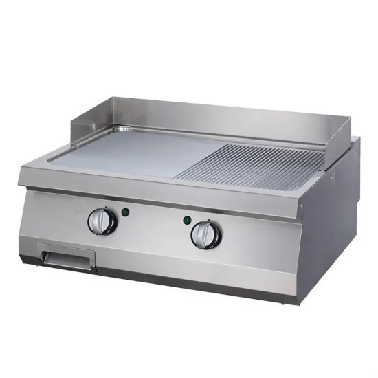 Electric Grill - Smooth and Ribbed Zone, 800x700 mm - Series 700