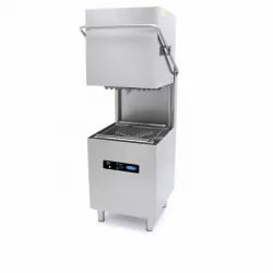 Hood-type dishwasher - 50 x 50cm - with detergent and rinse pumps - 400V