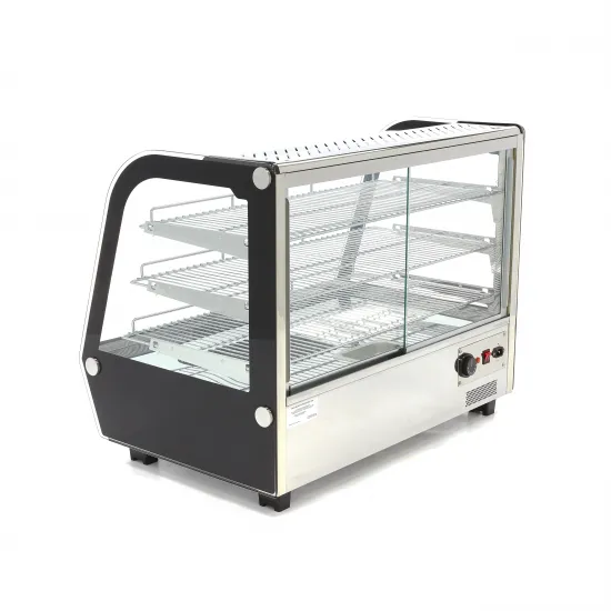 Heating Display Case - 3 Levels, 160L - 30°C to 90°C