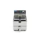 Professional Deep Fryer 10 Liters - with Tap, Heat-Resistant Handle, Temperature Indicator Light