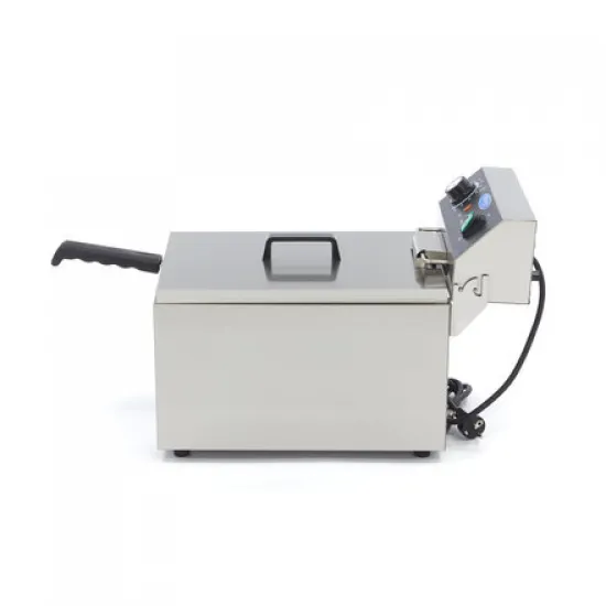 Professional Deep Fryer 11 Liters, Thermostat between 50 °C and 200 °C, Temperature Indicator Light
