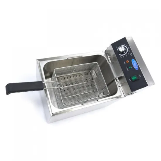Professional Deep Fryer 11 Liters, Thermostat between 50 °C and 200 °C, Temperature Indicator Light