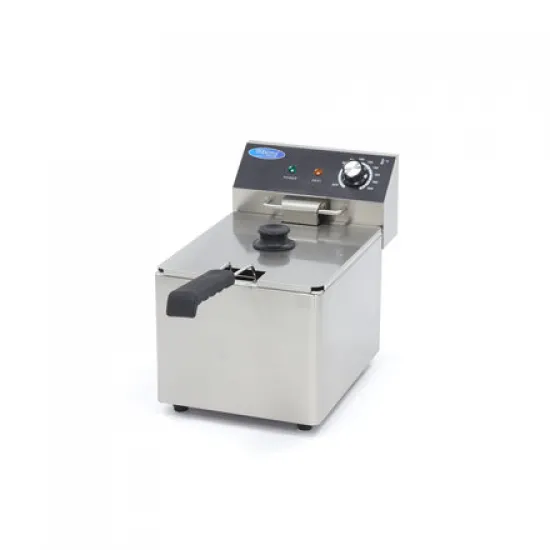 Professional Fryer 8 Liters, Thermostat between 50 °C and 200 °C, Temperature Indicator Light