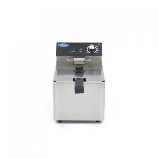 Professional Fryer 8 Liters, Thermostat between 50 °C and 200 °C, Temperature Indicator Light