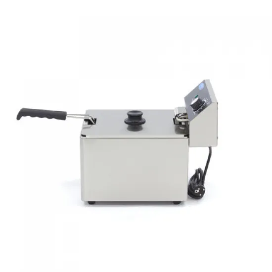 Professional Fryer 8 Liters, Thermostat between 50 °C and 200 °C, Temperature Indicator Light