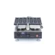 Lollipop Type Waffle Maker / Hearts Emoji - 3 pieces, thermostat 50°C to 300°C, temperature indicator