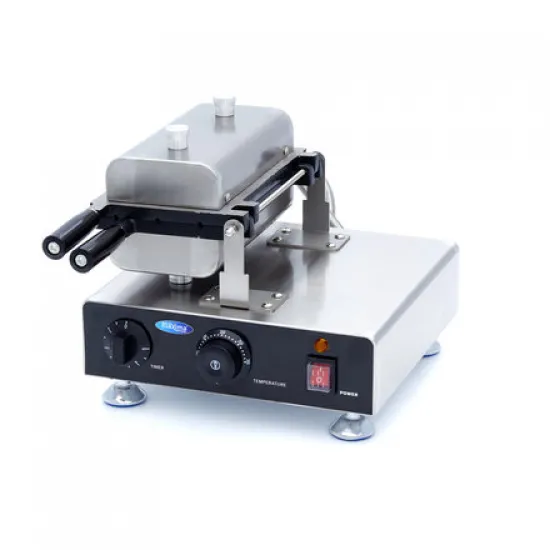 Lollipop Type Waffle Maker / Hearts Emoji - 3 pieces, thermostat 50°C to 300°C, temperature indicator