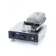 Lollipop Type Waffle Maker / Hearts Emoji - 3 pieces, thermostat 50°C to 300°C, temperature indicator