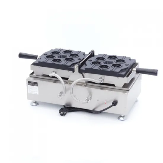 Waffle Maker Cakes - 6 pieces, thermostat 50°C to 300°C, timer with alarm, temperature indicator