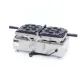 Waffle Maker Cakes - 6 pieces, thermostat 50°C to 300°C, timer with alarm, temperature indicator