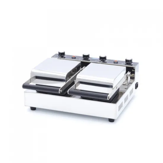 Waffle Maker Waffles / Ice Cream Panini - 2 pieces, thermostat 50°C to 300°C, timer, temperature indicator
