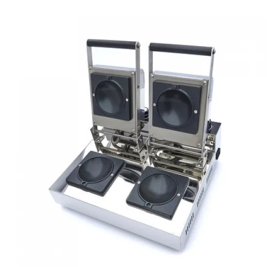 Waffle Maker Waffles / Ice Cream Panini - 2 pieces, thermostat 50°C to 300°C, timer, temperature indicator