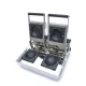 Waffle Maker Waffles / Ice Cream Panini - 2 pieces, thermostat 50°C to 300°C, timer, temperature indicator