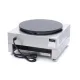 Single crepe maker, electric, with temperature indicator, thermostat from 0°C to 300°C
