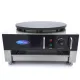 Single crepe maker, electric, with temperature indicator, thermostat from 0°C to 300°C