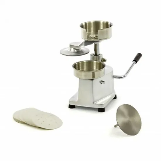 Burger press 130 mm, aluminum and stainless steel, plate Ø 130 mm