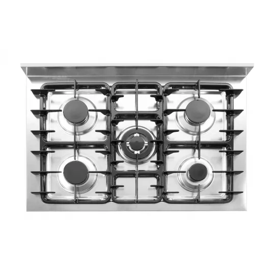 Gas Hobs - 5 Burners, on Open Base