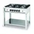 Gas Hobs - 5 Burners, on Open Base
