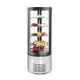 Round Cake Display Case with 4 Shelves - 360L, from 0°C to +6°C