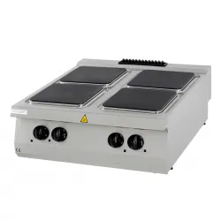 Cooktop with 4 square plates, electric, Series 90
