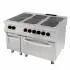 Electric stove - 6 burners and oven - additional cabinet - series 900