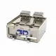 Double Electric Deep Fryer, 2x10 Liters, with 2 Drains, Three-phase