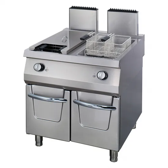 Double Gas Fryer 2 x 22 Liters on Base, 80x90 cm, Series 900