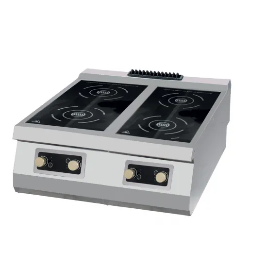Induction hob with 4 zones, 50 - 300 °C, with an overheat safety switch