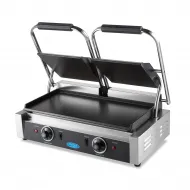 Contact grill - smooth plates 2x22cm - adjustable thermostat