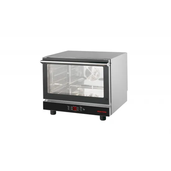 Convection oven 5 x 1/1 GN or 60 x 40 cm, LCD displays for humidity, temperature, and time, food-grade silicone
