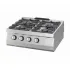 Gas hob with 4 chrome-plated burners - 80x70 cm - 4 x 6.0 kW
