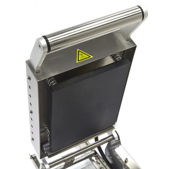 Food Packaging Machine with Top Sealing-Small 25x18 cm, 6-8 trays per minute