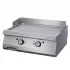 Gas grill, with two independent smooth zones, Chrome finish - 80x90 cm, Maxima 900