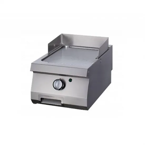 Gas grill, smooth plate with satin finish, 40x70cm, Maxima 700