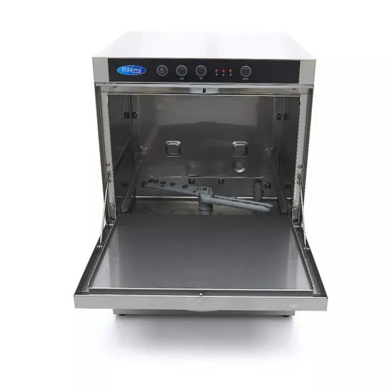 Front-loading dishwasher, 50 x 50 cm, three-phase - With detergent and rinse pump - 400 V