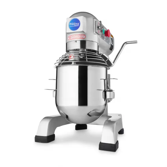 Planetary Mixer 30 Liters, 3 Speeds: 110 - 200 - 420 RPM, Metal Gears, Safety Guard